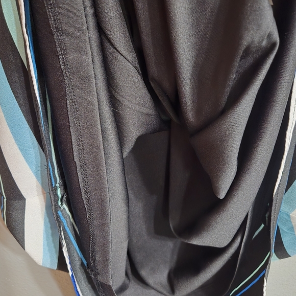 Tommy Hilfiger Blue Striped Trapeze Dress Size 8 - Picture 13 of 16